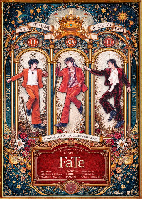 名古屋・神戸・東京2026 FTISLAND TOUR 0 — XIX — III 'FaTe' in JAPAN開催決定！ concert 画像
